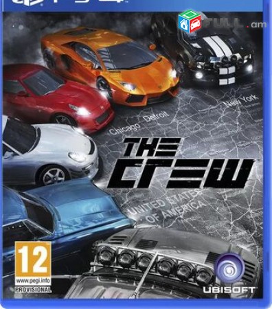 Ps4 Խեղեր Playstation4 Ps3 Լիցենզիոննի ու երաշխիքով Օրիգինալ փեթեթով The Crew