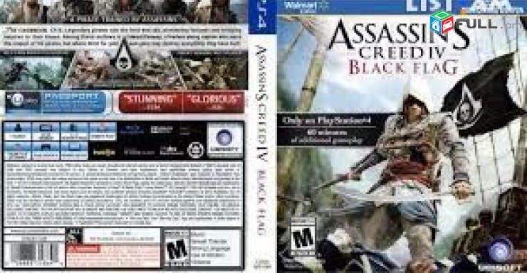 Playstation 4 Խեղեր Ps 4 Ps 3 Լիցենզիոննի ու երաշխիքով Օրիգինալ փաթեթով Assassin