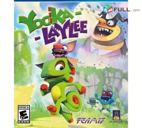 Ps4 Խեղեր Playstation4 Ps3 Լիցենզիոննի ու երաշխիքով Օրիգինալ փեթեթով Yooka-Layle