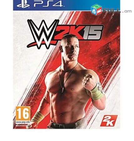 Ps4 Խեղեր Playstation4 Ps3 Լիցենզիոննի ու երաշխիքով Օրիգինալ փեթեթով WWE 2K15