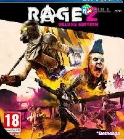 Playstation 4 Խեղեր Ps 4 Ps 3 Լիցենզիոննի ու երաշխիքով Օրիգինալ փաթեթով Rage 2
