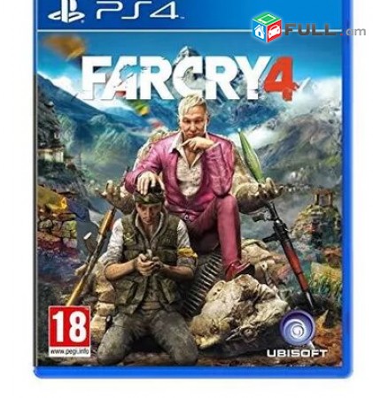 Ps4 Խեղեր Playstation4 Ps3 Լիցենզիոննի ու երաշխիքով Օրիգինալ փեթեթով Far Cry 4