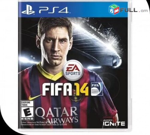 Playstation 4 Խեղեր Ps 4 Ps 3 Լիցենզիոննի ու երաշխիքով Օրիգինալ փաթեթով FIFA 14