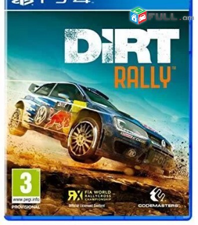 Ps4 Խեղեր Playstation4 Ps3 Ps 4 Լիցենզիոննի ու երաշխիքով Օրիգինալ փեթեթ Dirt 3