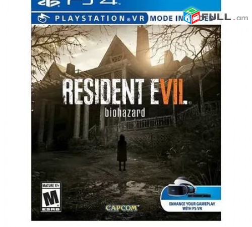 Ps4 Խեղեր Playstation4 Ps3 Լիցենզիոննի ու երաշխիքով Օրիգինալ փեթեթով RESIDENT EV
