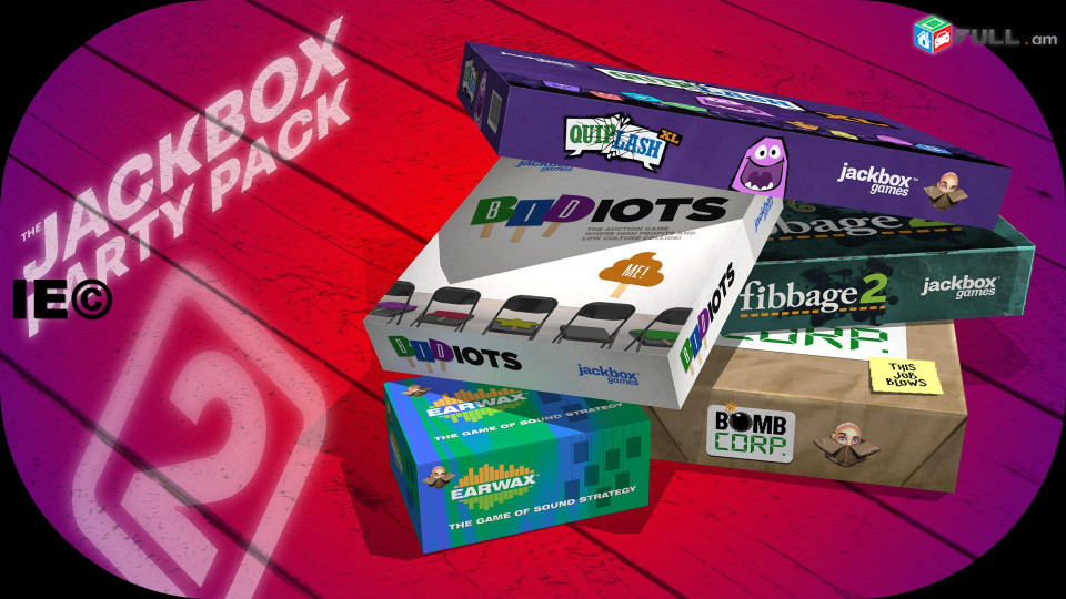 Ps 5 Playstation5 Ps4 Playstation 4 Ps3 Sony Хаգեր 		The Jackbox Party Pack 2	Icon Edition