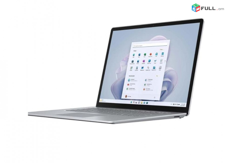 Microsoft Surface Laptop 5, Intel Core i7 12th gen, 8 GB RAM, Platinium, model 1979 արծաթագույն