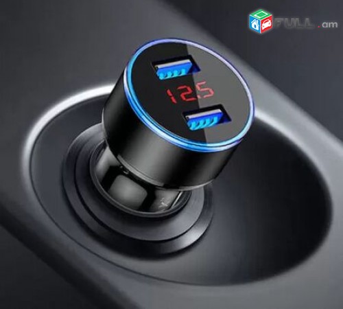 Meqenayi Dual USB Traynik Fast Charger 5V 3.1A LED Display