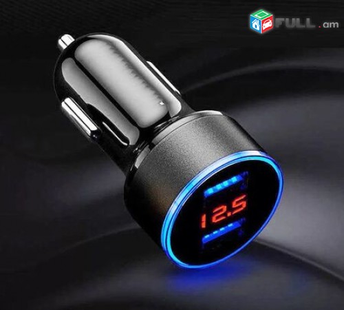 Meqenayi Dual USB Traynik Fast Charger 5V 3.1A LED Display