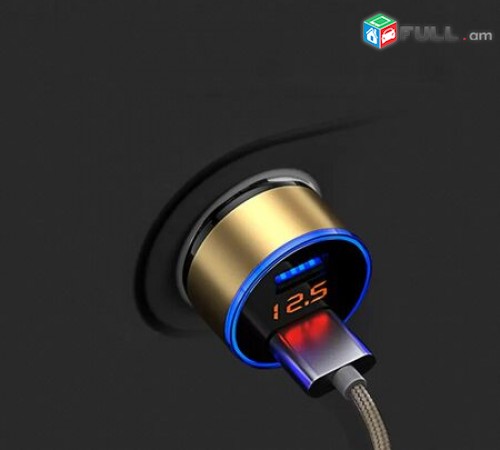 Meqenayi Dual USB Traynik Fast Charger 5V 3.1A LED Display