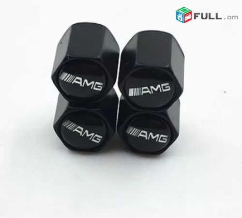 AMG logo Zalatnikner sev Mercedes Avtomeqenaneri Hamar 4 հատ