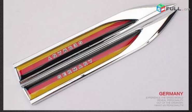 Germanakan emblem GERMAN Drosh Emblem (Գերմանական մեքենաների համար) 2 հատ