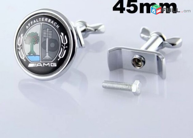 Mercedes-Benz AMG Emblem kapoti (45mm) amg logo (Նորույթ)