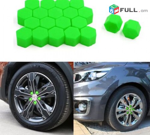 Bandaji bolt 20 Հատ Մեքենայի Անվահեծերի Բոլտերի Նակլադկա avto aksesuar 19մմ