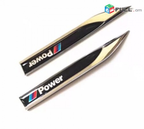 Bmw logo m power emblem tyuning bmw emblem 2 հատ