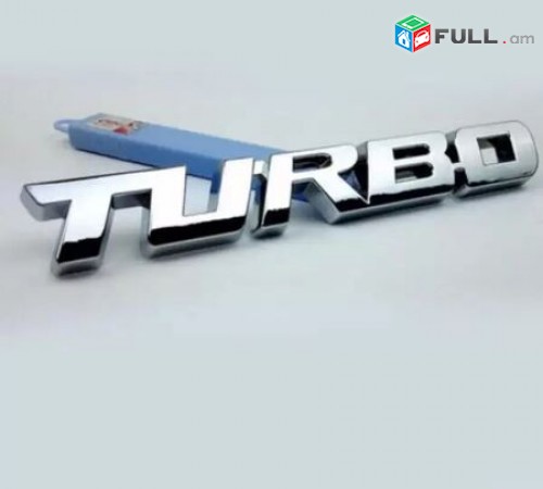Turbo emblem Avto Axesuar Metaxakan TURBO Emblemaner (turbo logo)