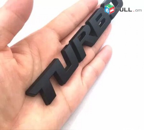 Turbo emblem Avto Axesuar Metaxakan TURBO Emblemaner (turbo logo)