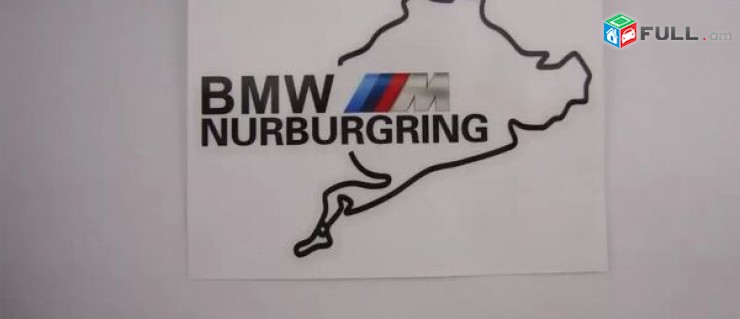 BMW nakleyka M Nurburgring BMW Qartez bmw tip bmw sticker m