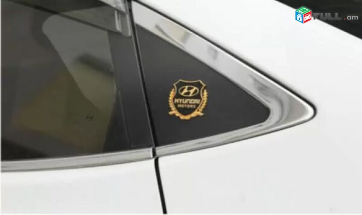 HYUNDAI emblem MOTORS Metaxakan Emblemner 2 հատ Hyundai logo