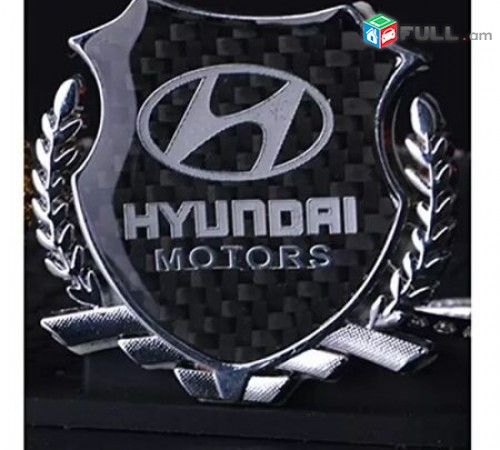 HYUNDAI emblem MOTORS Metaxakan Emblemner 2 հատ Hyundai logo