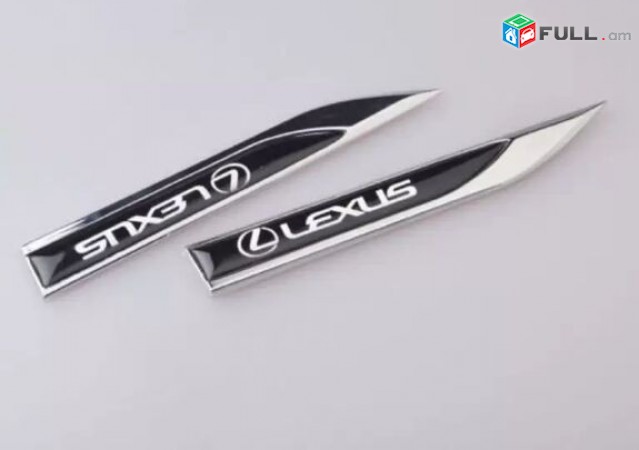 Lexus Emblem 2 հատ LEXUS Sport Knife Metaxakan Emblemaner (Բարձր Որակ)