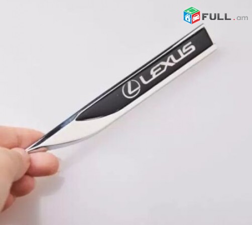 Lexus Emblem 2 հատ LEXUS Sport Knife Metaxakan Emblemaner (Բարձր Որակ)