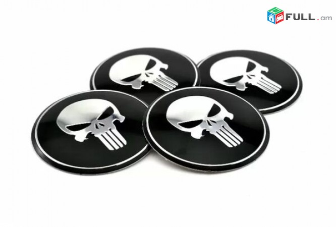 Punisher Gang nakleyka Bandaji Kalpaki Nakleyka (4Pcs) (65mm) բարձր որակ