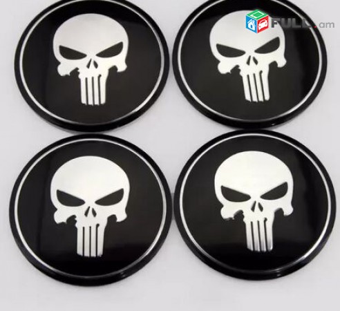 Punisher Gang nakleyka Bandaji Kalpaki Nakleyka (4Pcs) (65mm) բարձր որակ