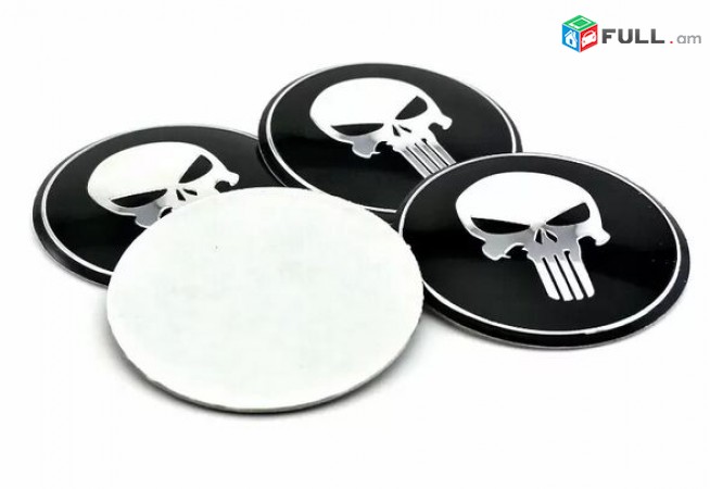 Punisher Gang nakleyka Bandaji Kalpaki Nakleyka (4Pcs) (65mm) բարձր որակ