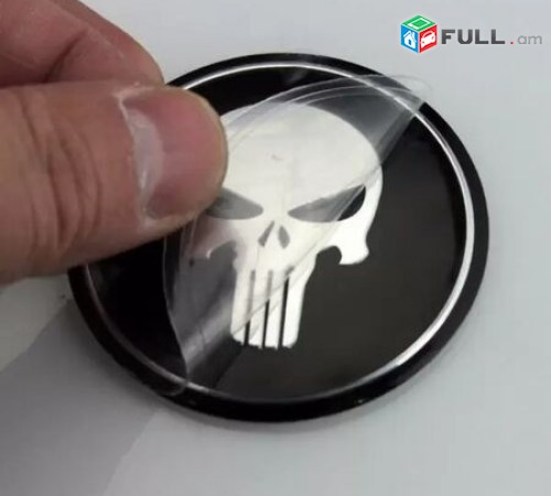 Punisher Gang nakleyka Bandaji Kalpaki Nakleyka (4Pcs) (65mm) բարձր որակ