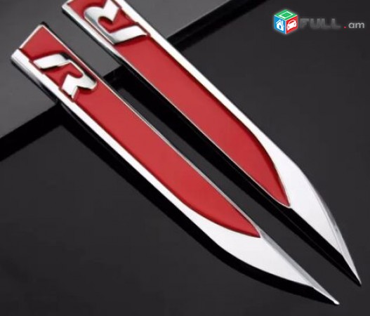 Tuning emblem R Line Sport metaxakan emblemaner R sport emblem 1 Զույգ