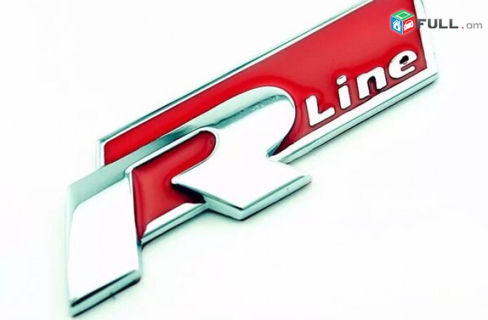 Tuning emblem R Line Sport metaxakan emblemaner R sport emblem 1 Զույգ