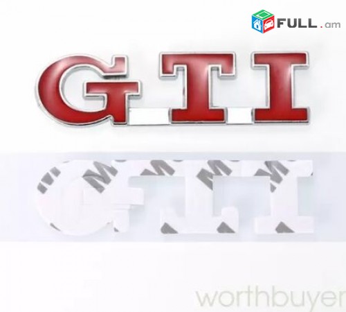 Gti emglem Volkswagen GTI Sport metaxakan Emblema (gti Logo) (բարձր որակ)