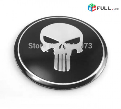 Punisher BMW Emblem kapoti Bmw znak 82մմ (Նորույթ) (բարձր որակ)