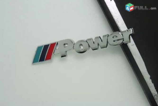 Bmw logo BMW M Power Emblem (metaxakan) Բմվ մետաղական էմբլեմ