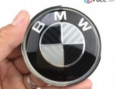 BMW Carbon Emblem 82mm (սև ու սպիտակ) ՆՈՐ