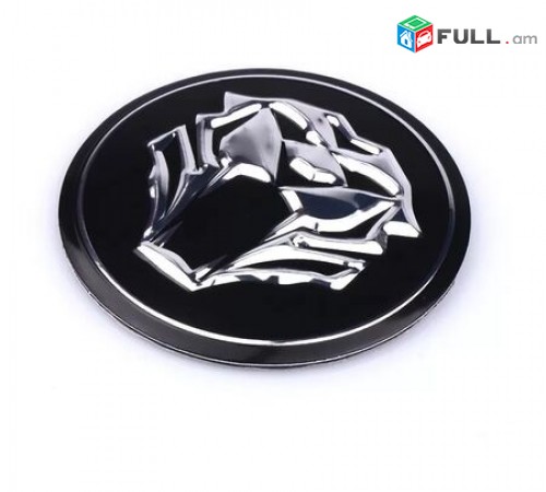 Bandaji kalpaki Vagr Nakleyka (4 Հատ) Tiger Head Aluminum Black