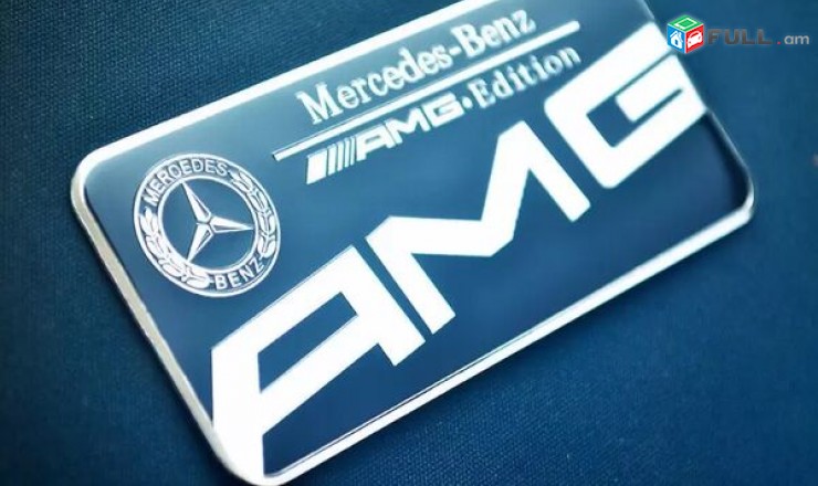 Mercedes-Benz AMG Edition metaxakan Emblem (Black)