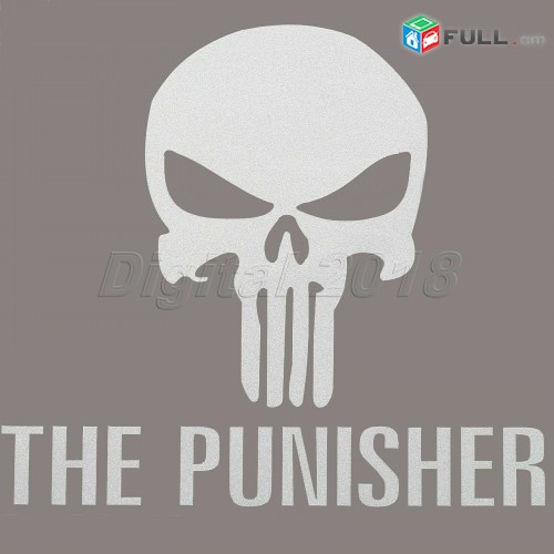 Ավտո Աքսեսուար THE PUNISHER Nakleyka Ավտո Սթայլ