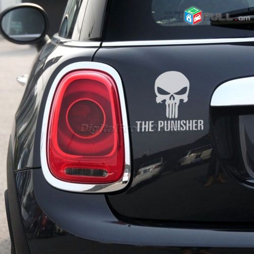 Ավտո Աքսեսուար THE PUNISHER Nakleyka Ավտո Սթայլ