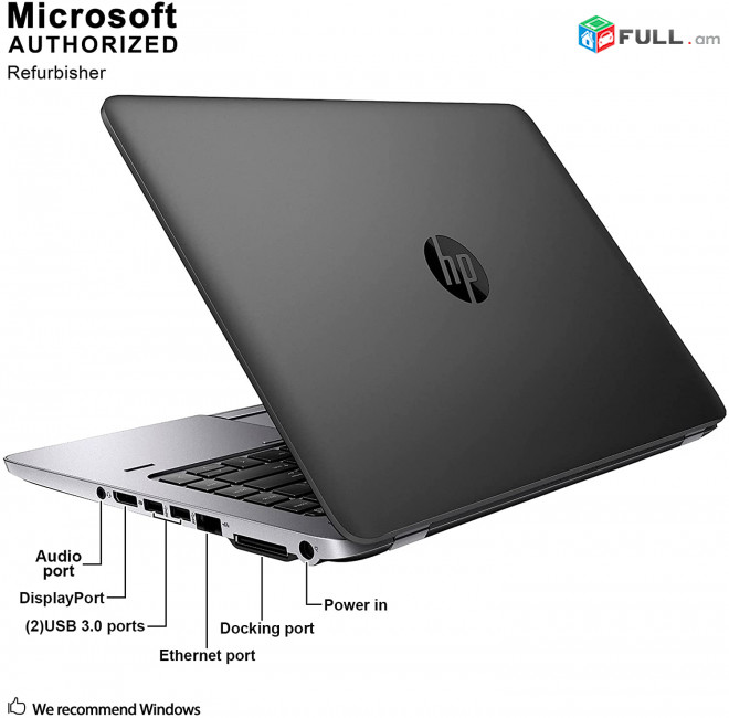 HP EliteBook 840 G1, Intel I5-5200, 4GB DDR3, 256GB SSD, Win 10 Pro