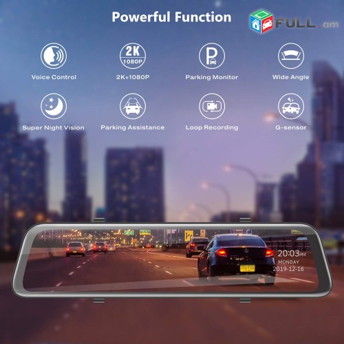 Video Registrator, Dash Cam, Tesaxcik, kamera, zadni camera 2K Ultra HD, Haeli