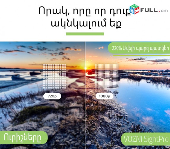 NATIVE FULL HD Video Projector 5000 Lumens OFFICE Praektr, Proffesional, Proektor