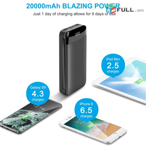 Power Bank 20.000mAh, Zaryadchnik, Pover Bank, PoverBank, PowerBank, Type C