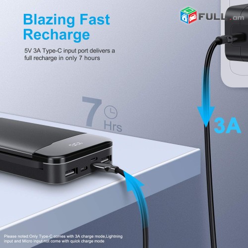 Power Bank 20.000mAh, Zaryadchnik, Pover Bank, PoverBank, PowerBank, Type C
