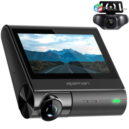 4K Dash Cam, GPS, Video Registrator, Registratr, Kamera, Camera, Tesaxcik, WiFi