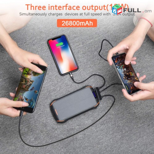 Arevayin Power Bank, 26.800mAh, Zaryadchnik, Pawer Bank, pover bank, PowerBank