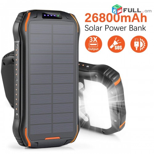 Arevayin Power Bank, 26.800mAh, Zaryadchnik, Pawer Bank, pover bank, PowerBank
