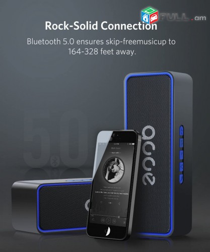 Bluetooth 5.0 Speaker, Dinamik, Basavik, Usilitel, Mp3 Player, 10W