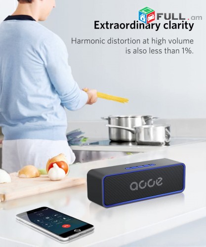 Bluetooth 5.0 Speaker, Dinamik, Basavik, Usilitel, Mp3 Player, 10W